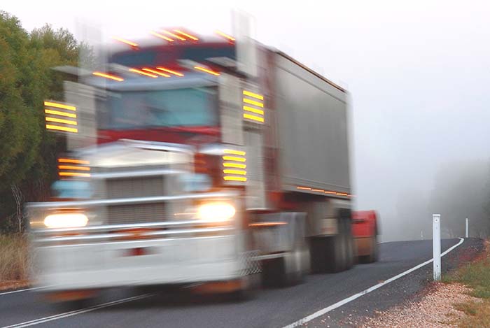 Wholesale book distribution via truck transport